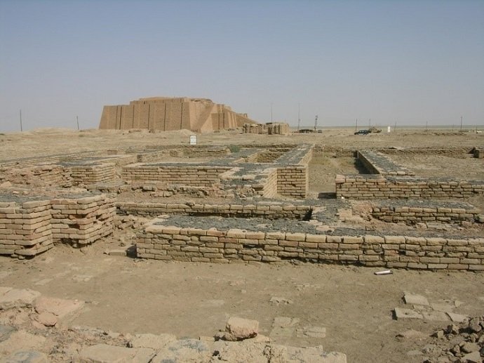 Ancient Ur of Sumer in Iraq Founded 3800 BC: M. Lubinski: CC 2.0