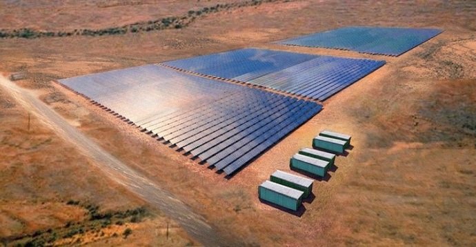 4,000m2 Solar Battery Array: Lyon Group