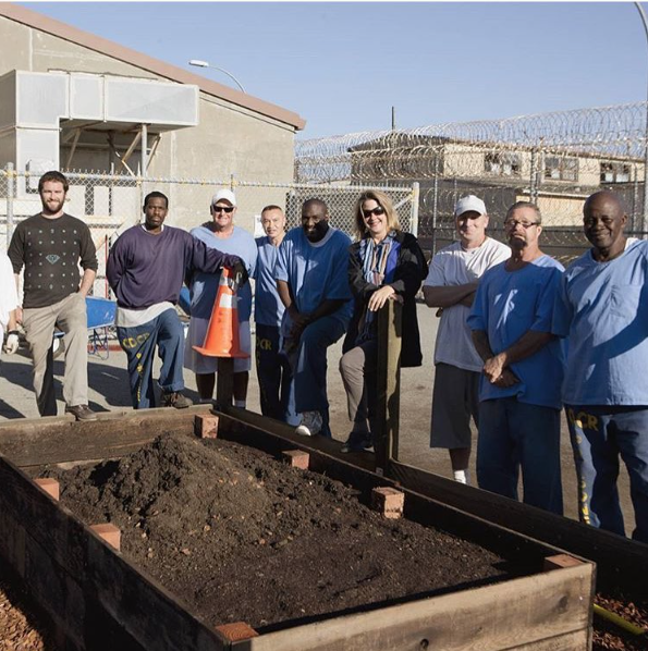 The garden class at San Quentin state prison