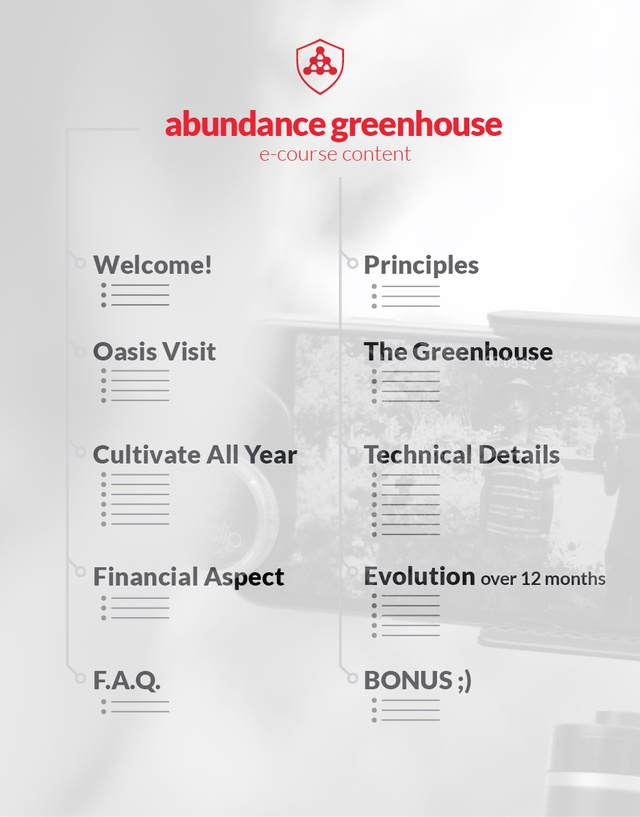 Greenhouse of Abundance and Food Self-Sufficiency 13