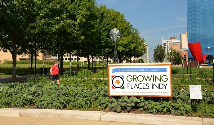 Growing Places Indy urban farm, downtown Indianapolis