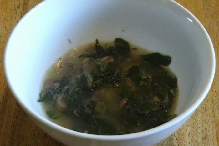 Nettle and Chicken Soup