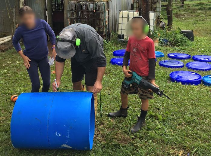 Prepairing the barrels